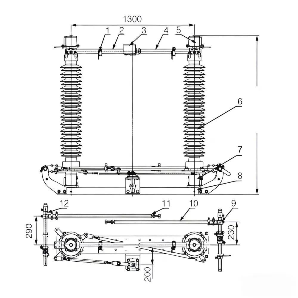 Outdoor High Voltage Disconnect Switch